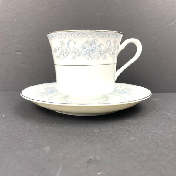 Set of 6 Mikasa Fine China Tea Cup & Saucer Duos – “Dresden Rose” L9009 – Japan - Picture 4 of 13